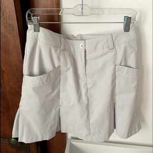 Nike Striped and Pleated Golf Skirt